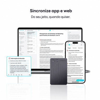WaveNote AI Gravador: Nota