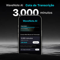Cota de Transcrição de 3000 Minutos