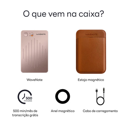 WaveNote AI Gravador: Nota