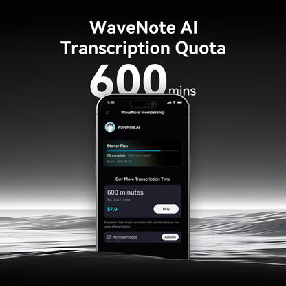 Cota de Transcrição de 600 Minutos