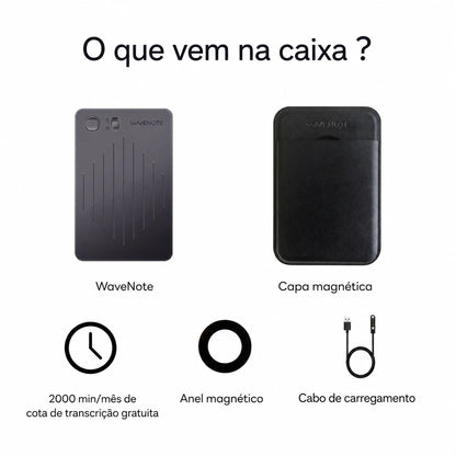 Wavenote AI Gravador & Plano Profissional Anual