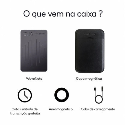 Wavenote AI Gravador & Plano Anual Ilimitado