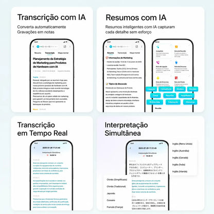 WaveNote AI Gravador: Nota